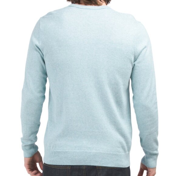 NEW BONOBOS Cotton And Cashmere Blend Crew Neck Sweater for men 362mn - Picture 4 of 4